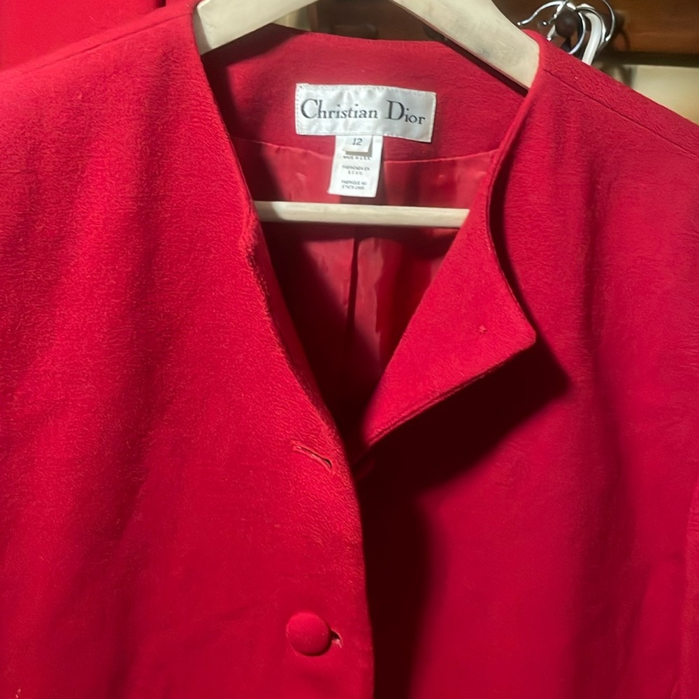 Christian Dior vintage suit size 12